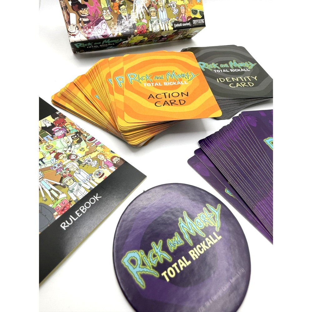 Rick‎ and Morty Total Rickall Card Game (Adult Swim) Open Box - Picture 5 of 7